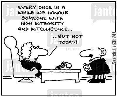 Image result for cartoon no integrity