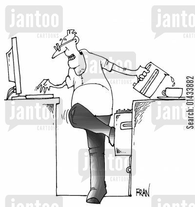 multitasking cartoons - Humor from Jantoo Cartoons
