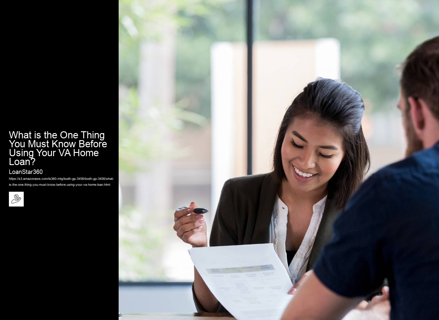 What is the One Thing You Must Know Before Using Your VA Home Loan?