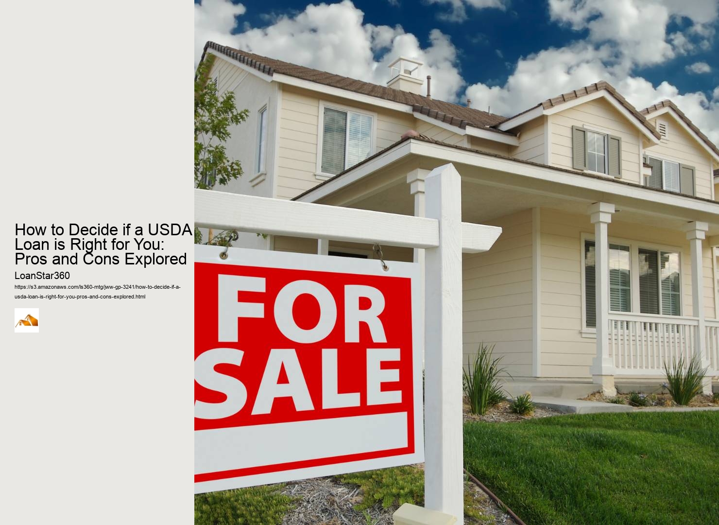 How to Decide if a USDA Loan is Right for You: Pros and Cons Explored 