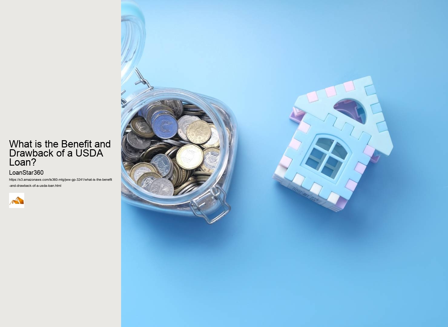 What is the Benefit and Drawback of a USDA Loan? 