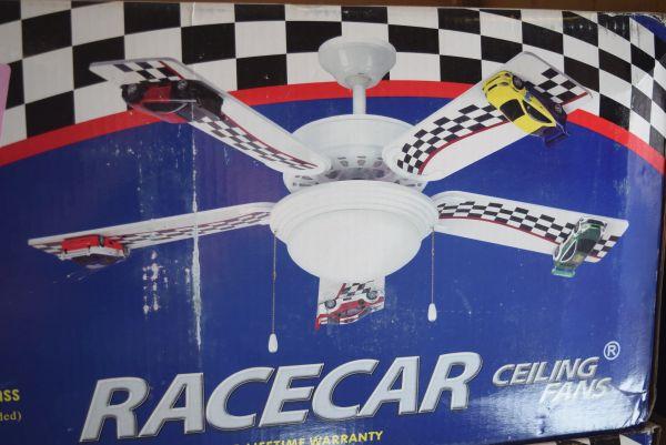 Lso Auctions Lot 760 2 Racecar Ceiling Fans Item 1074486801