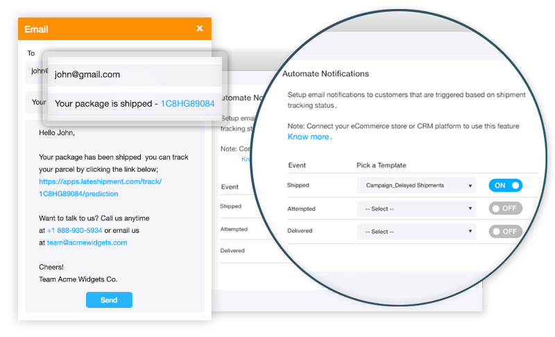 Proactive automated notifications