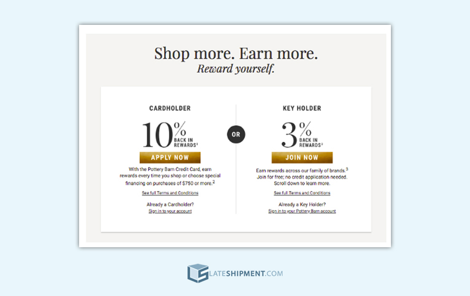 Reward loyal visitors and customers