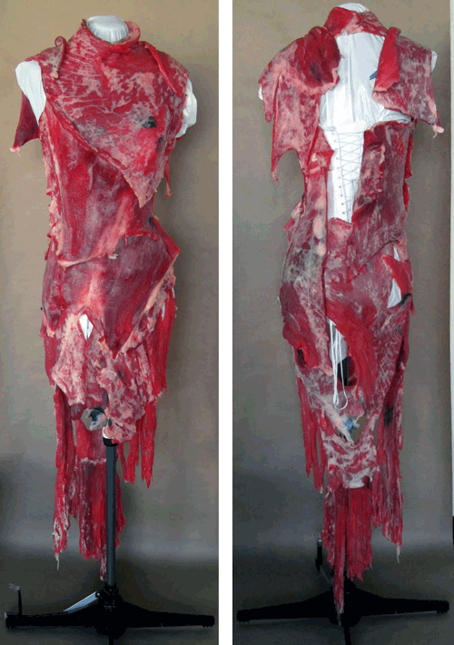 LADY GAGA MEAT DRESS