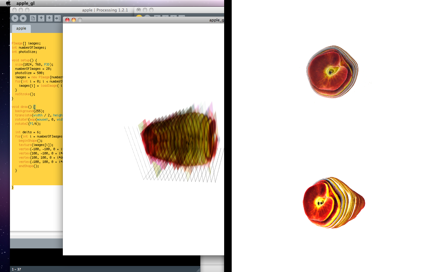 processing apple