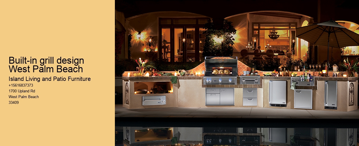 Built-in grill design West Palm Beach