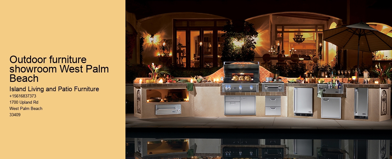 Outdoor furniture showroom West Palm Beach