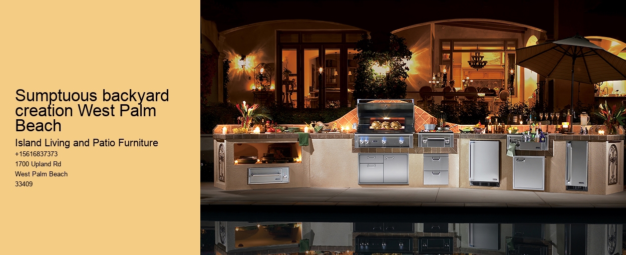 Sumptuous backyard creation West Palm Beach