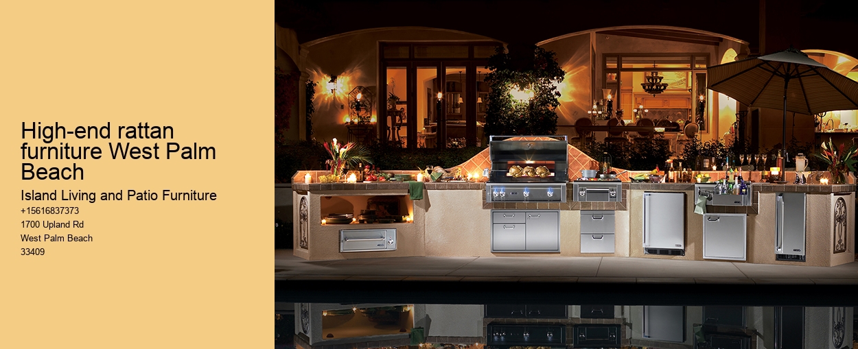 High-end rattan furniture West Palm Beach