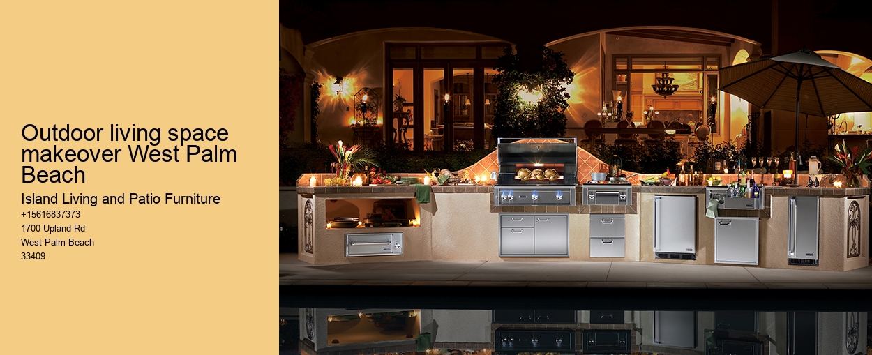 Outdoor living space makeover West Palm Beach