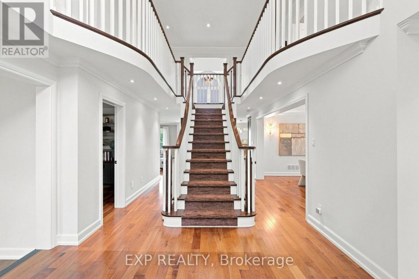 Staircase and entry hall
