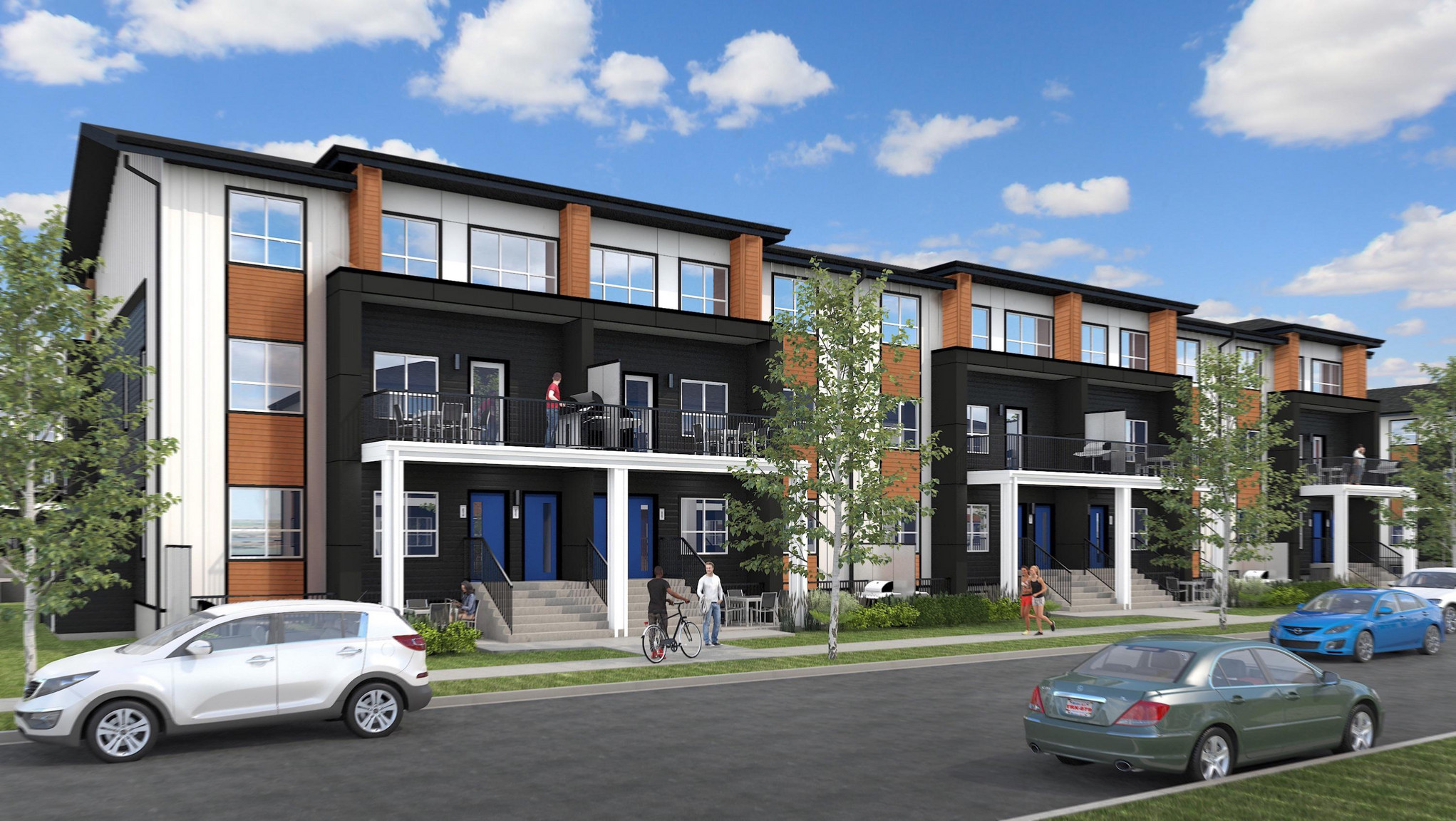Brand New Townhome Rentals in Edmonton Uptown Residential