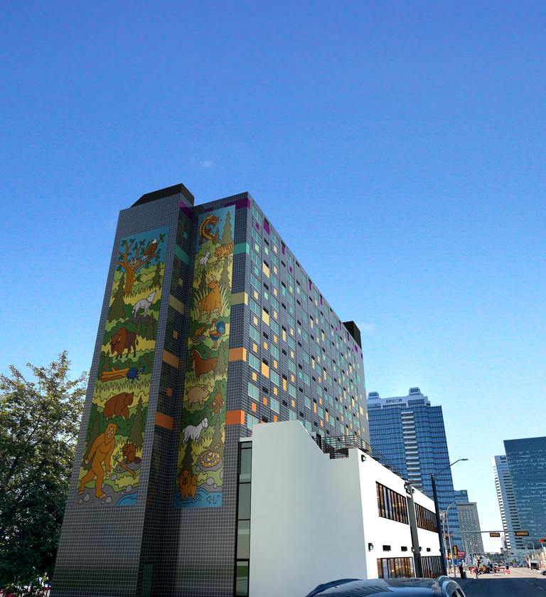 Lance Cardinal creates one of the largest solar panel artworks in the world. 