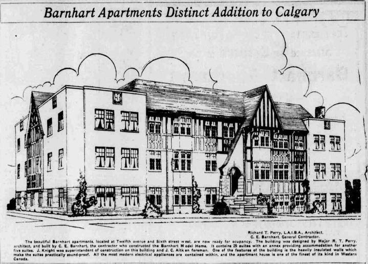 Learn about the history of the 1929 Barnhart building in Calgary.