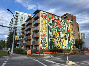 Behind the Mural at The Rundle