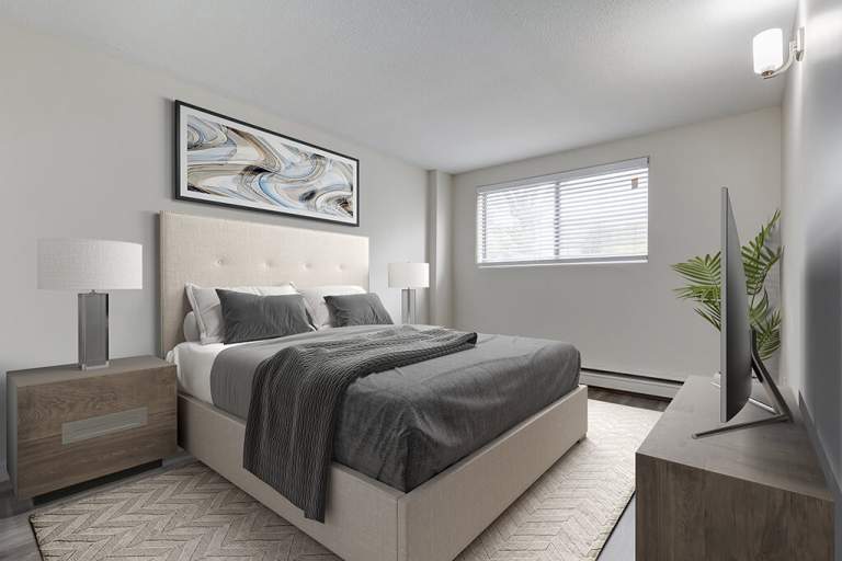 Photo of bedroom contemporary apartments for rent Saskatoon