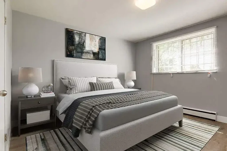 Good size bedroom at Eastwood Apartments in Edmonton.