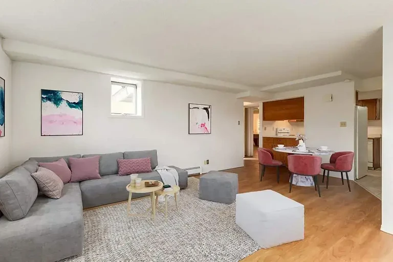 Open concept apartments for rent at Bel-Aire Apartments in Lethbridge.