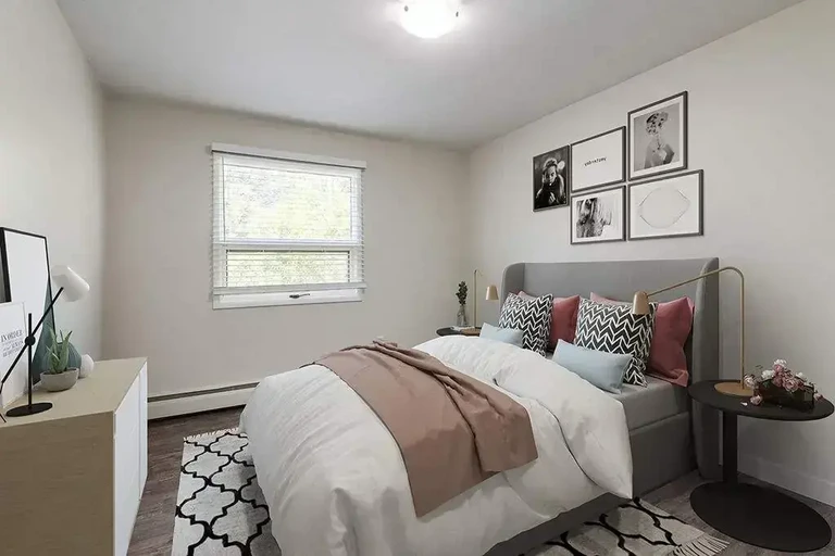 Good size bedrooms at Belfast Court in Medicine Hat.