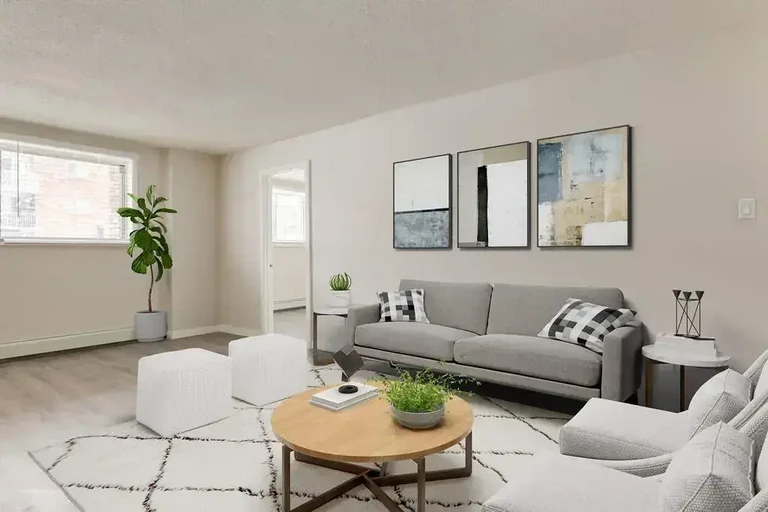 Inviting living room space at Bella Vista in Medicine Hat.