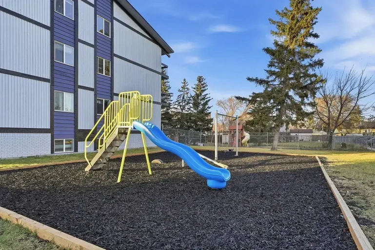 Playground at Alan's Place in Saskatoon.