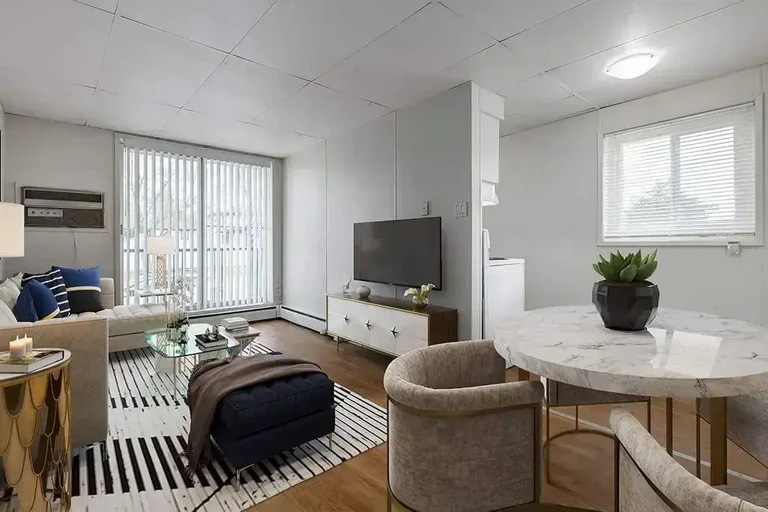 Open layout of apartments at Arlington Heights in Saskatoon.