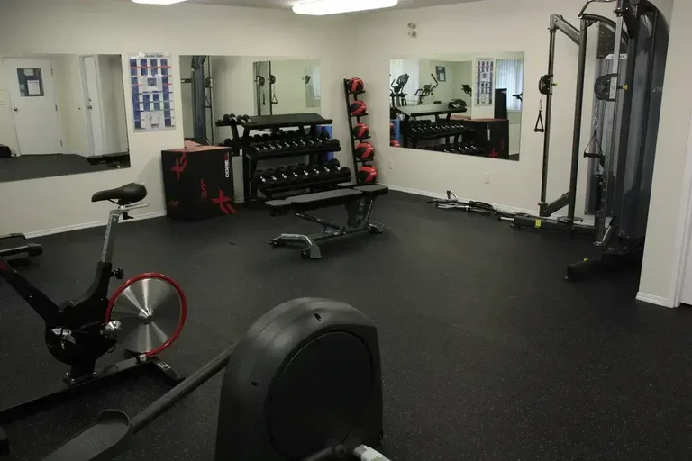 Gym at Amberwynd Apartments in Spruce Grove.