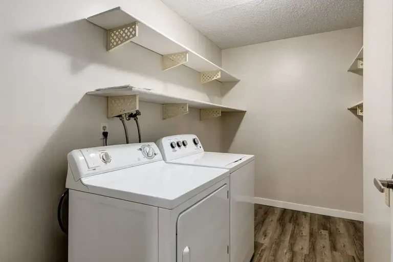 Laundry room at Pebble Ridge in Swift Current.