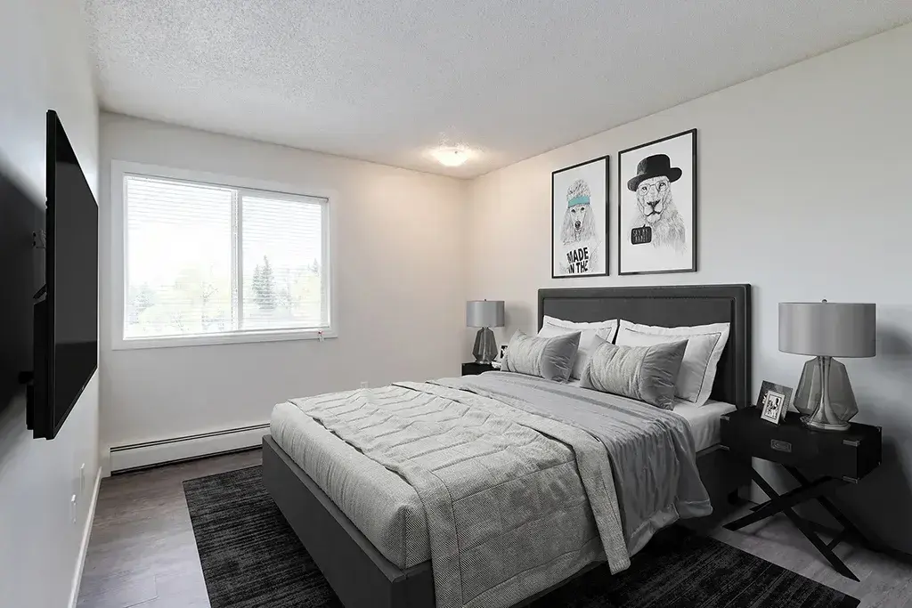 One and two bedroom apartments for rent at Berkeley Square in Lethbridge.