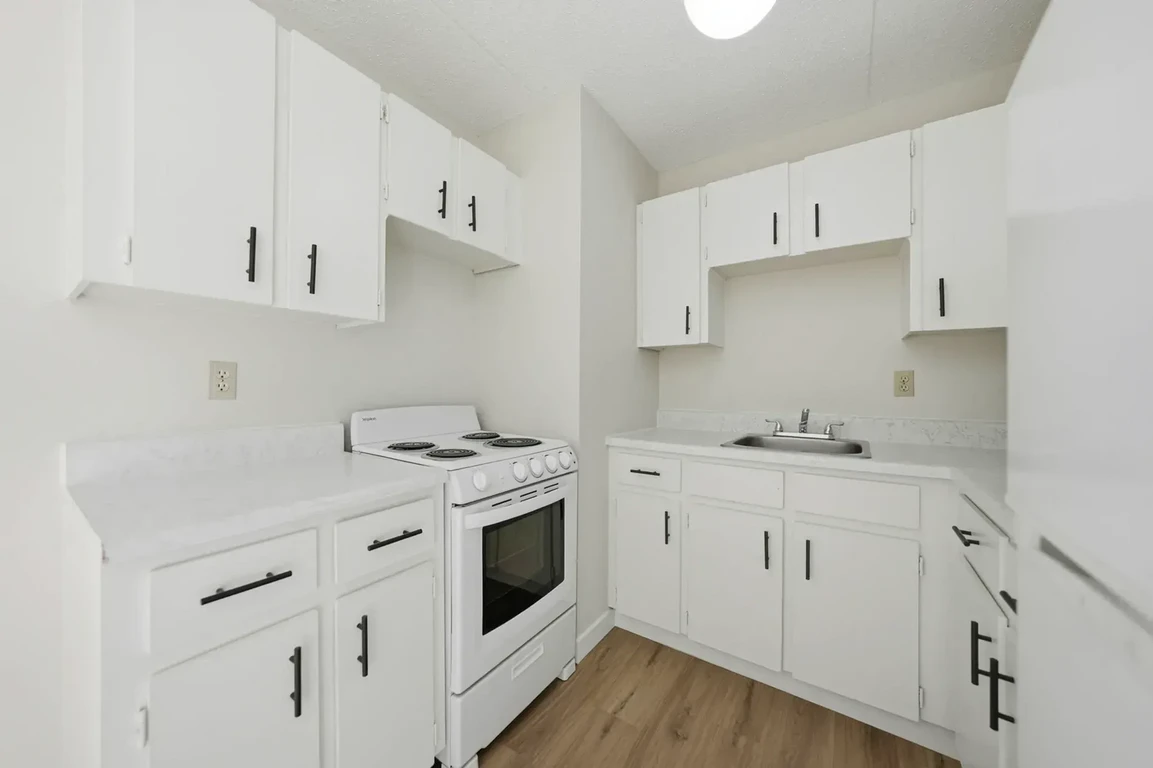 Functional kitchen at Northgate Manor II in Regina.