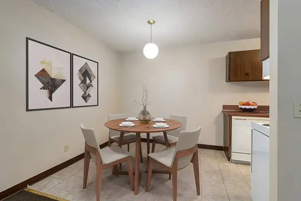 Dining corner at Cassils Manor in Brooks.