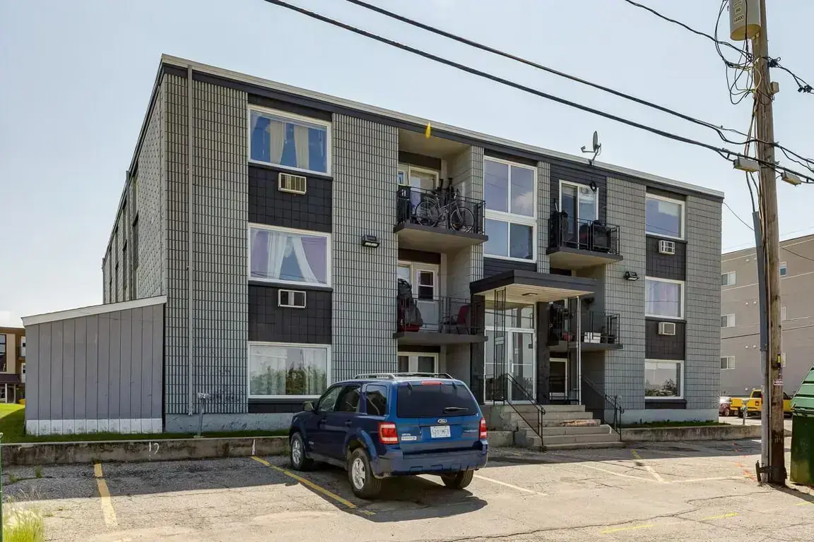 Parking space at Calvin Manor apartments in Regina.