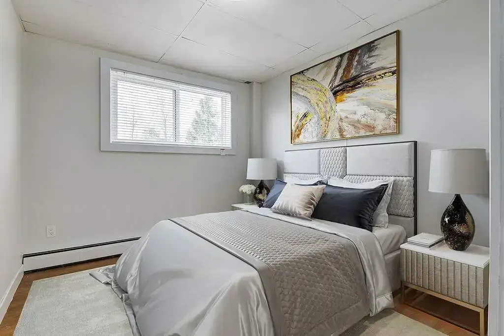 Good size bedroom at Arlington Heights in Saskatoon.