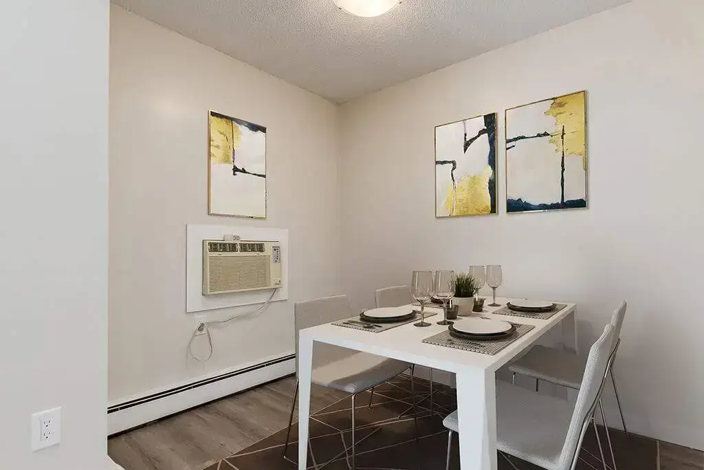 Dining area in Astor Villa in Swift Current.