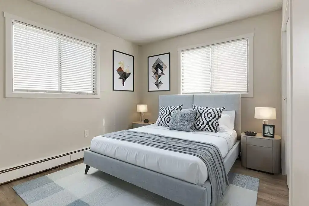 Good size bedroom at Astor Villa in Swift Current.