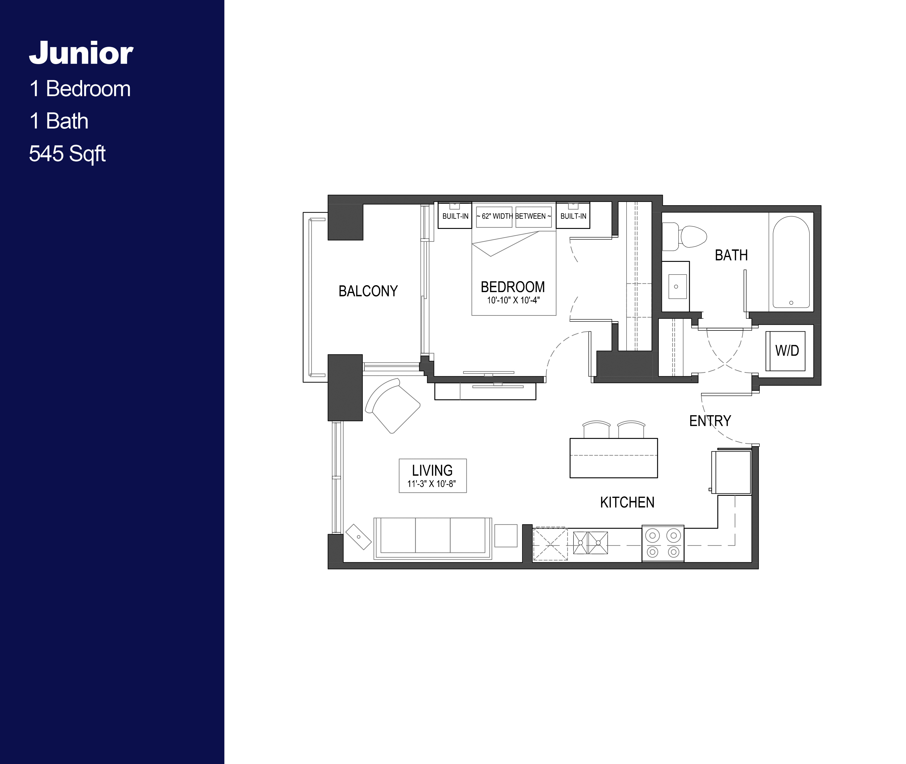 One Bedroom Units Bedouin Management Corp
