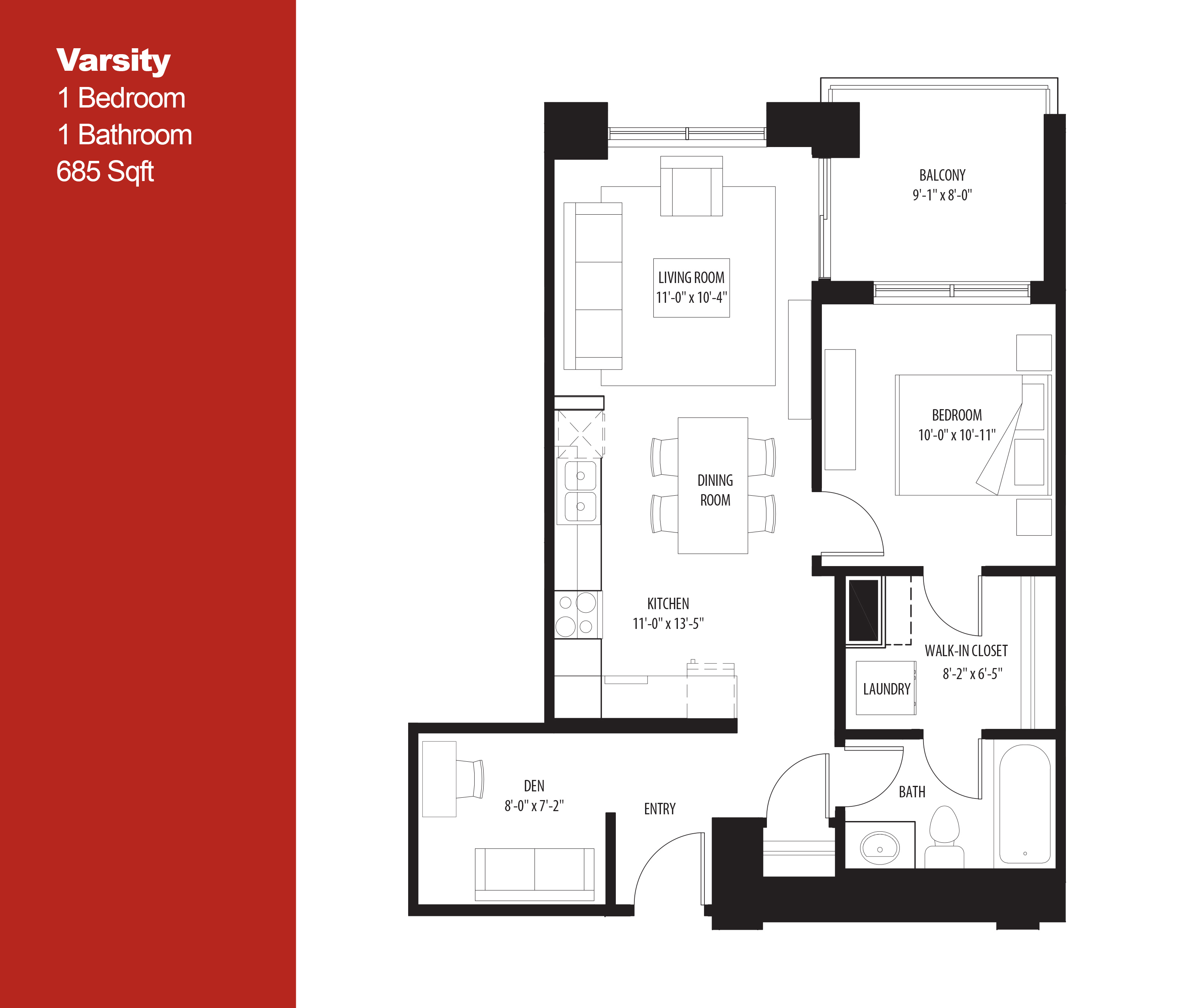 One Bedroom Units Bedouin Management Corp