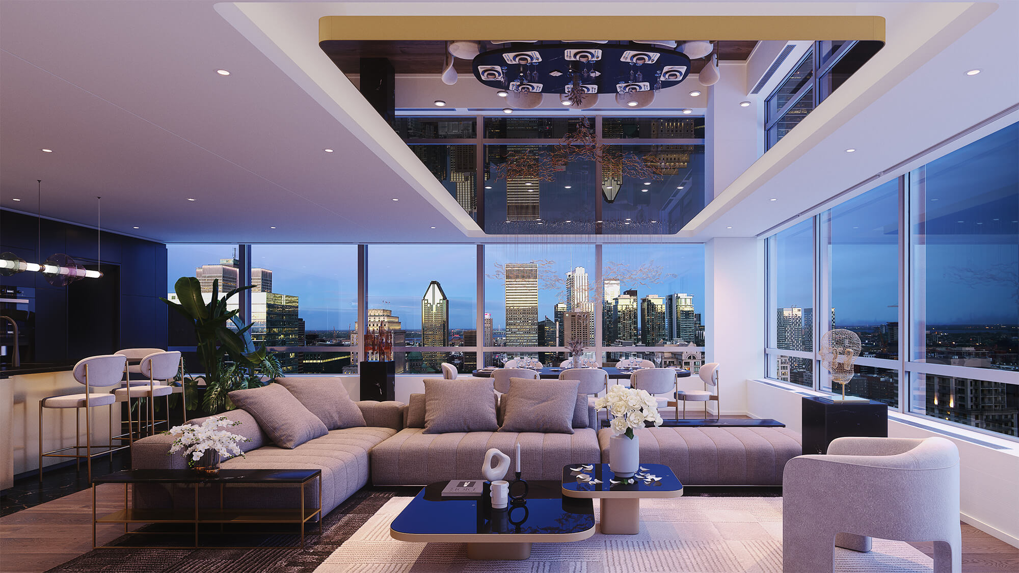 View of Apartments in Montreal’s Golden Square Mile | Le Cartier
