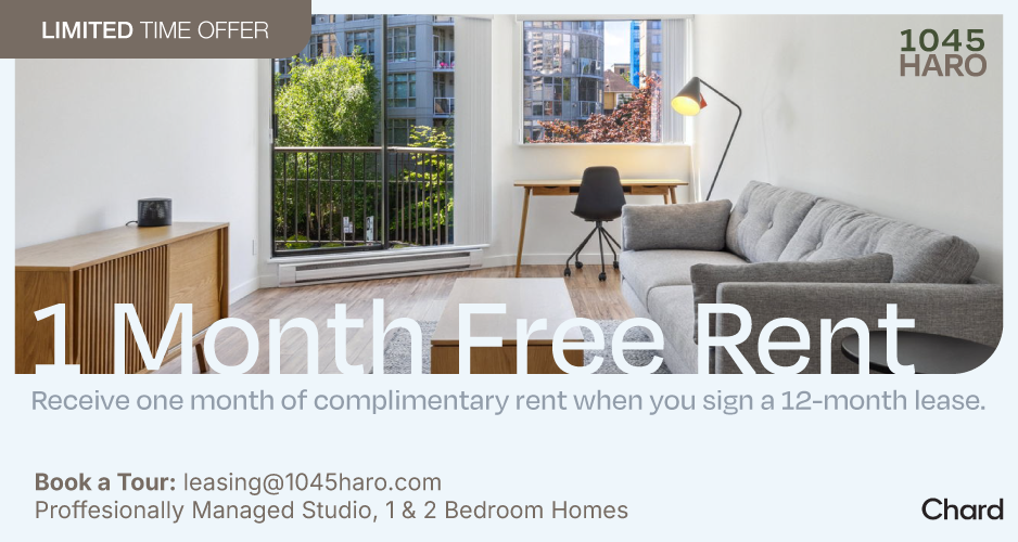 Book a Tour: leasing@1045haro.com