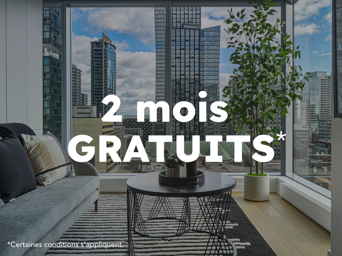 2 mois GRATUITS*