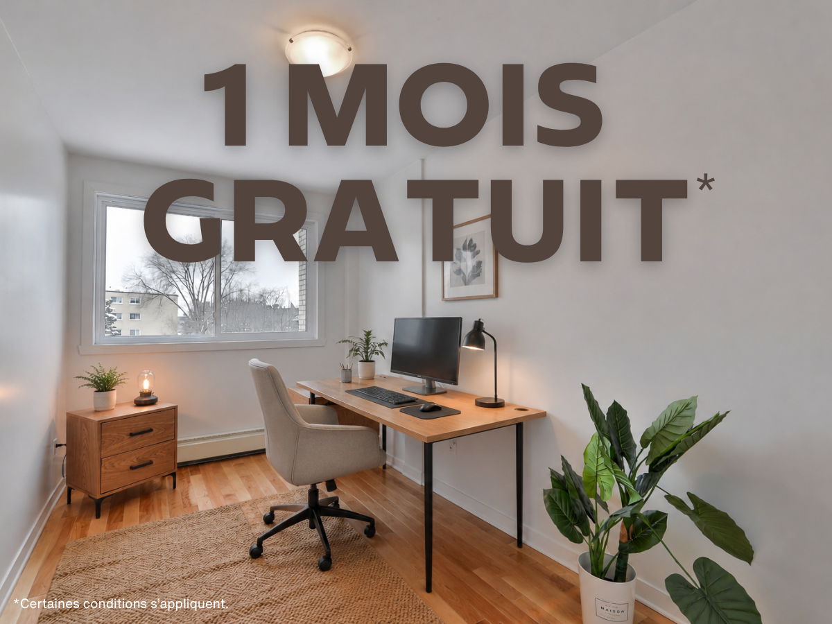 1 mois gratuit *