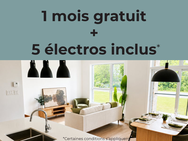 1 mois gratuit + 5 électros inclus*