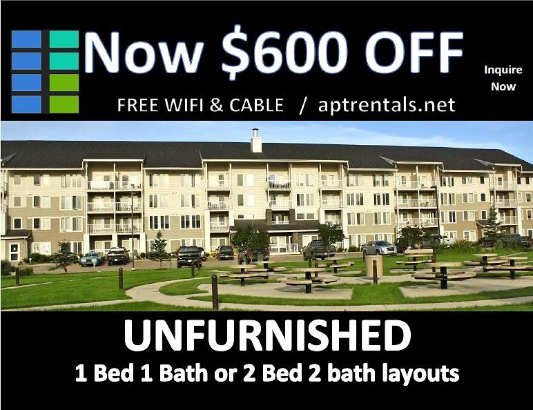 Liard House, luxurious furnished apartments for rent in Fort McMurray