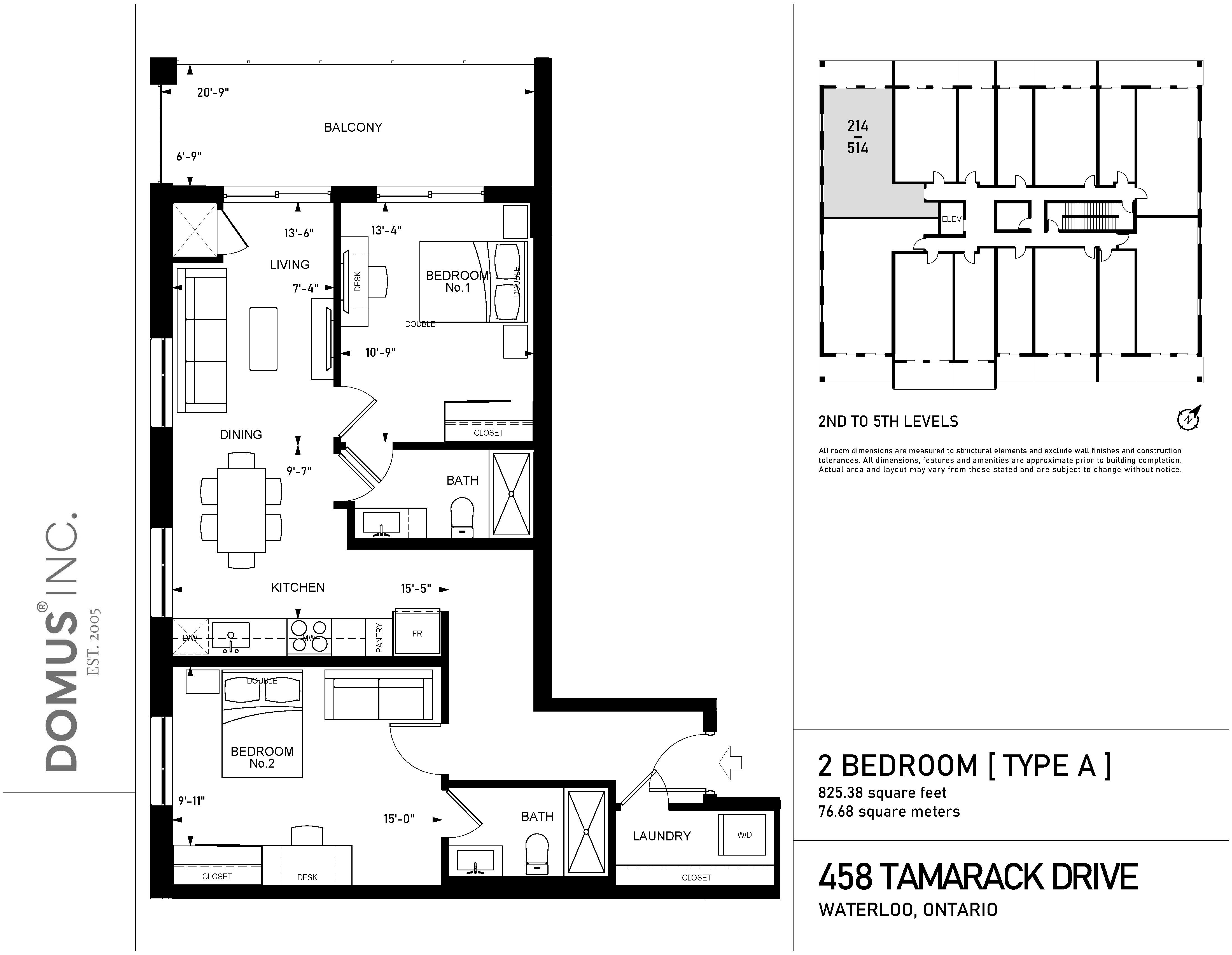 2 Bedroom Type A