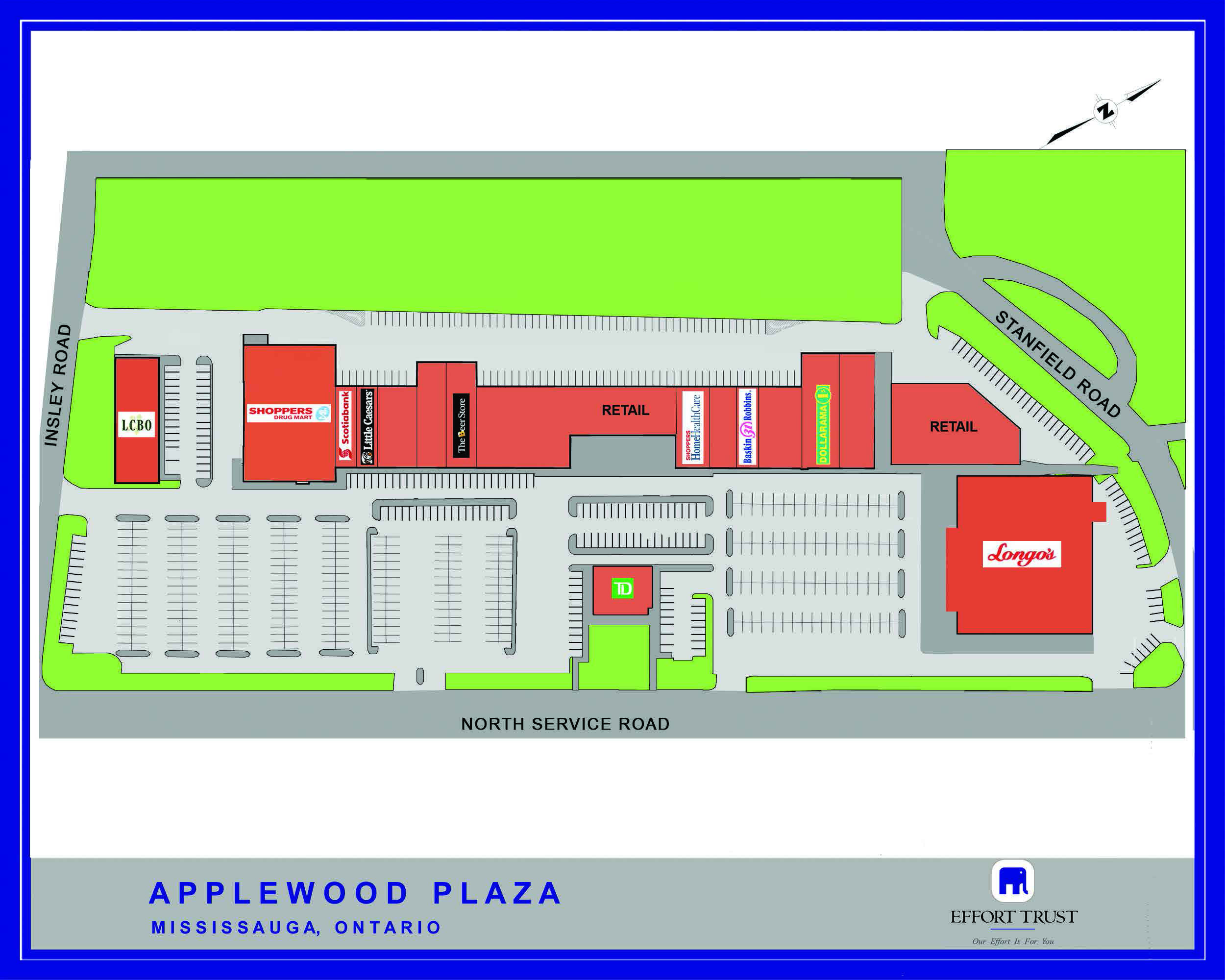 Applewood Shopping Plaza 1077 North Service Road, Mississauga