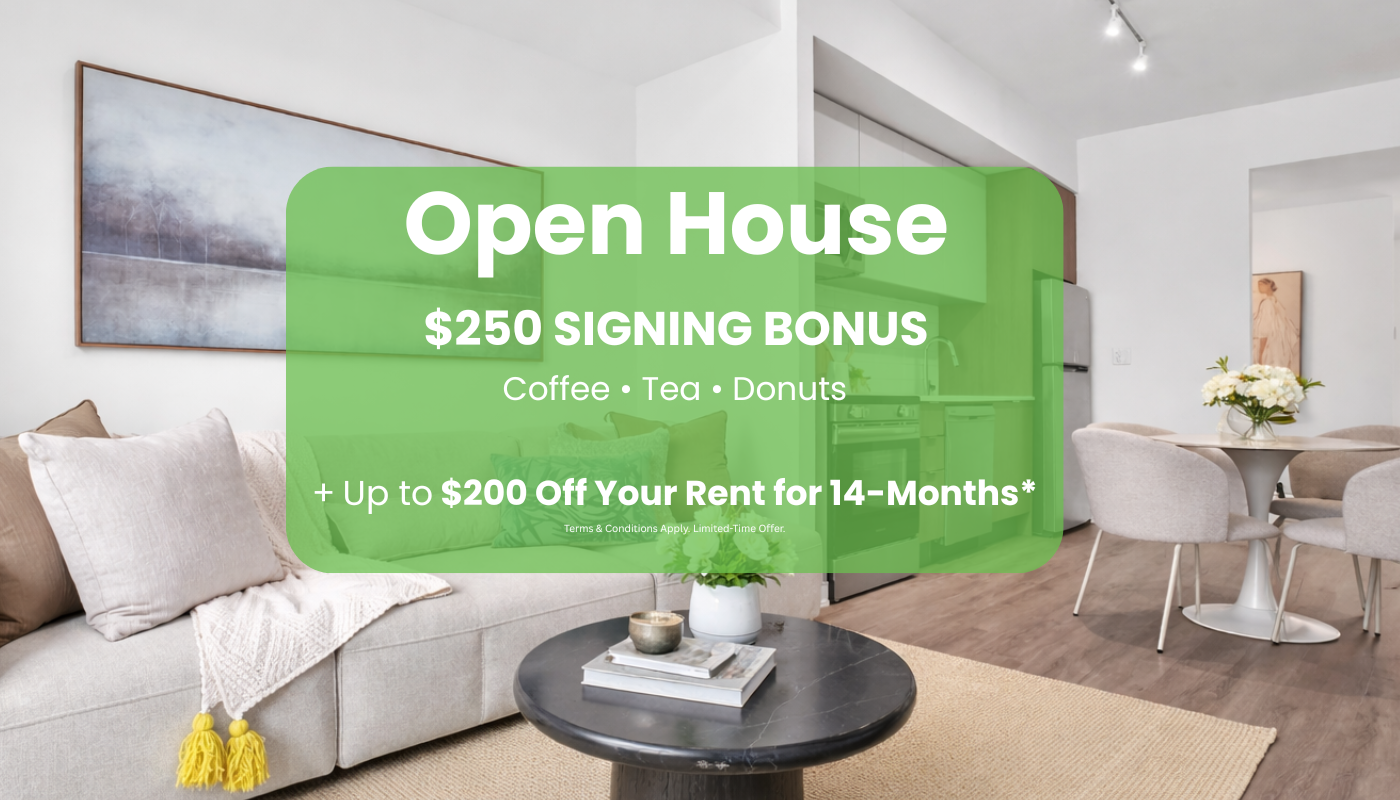 Ask our leasing team for our promotion details.