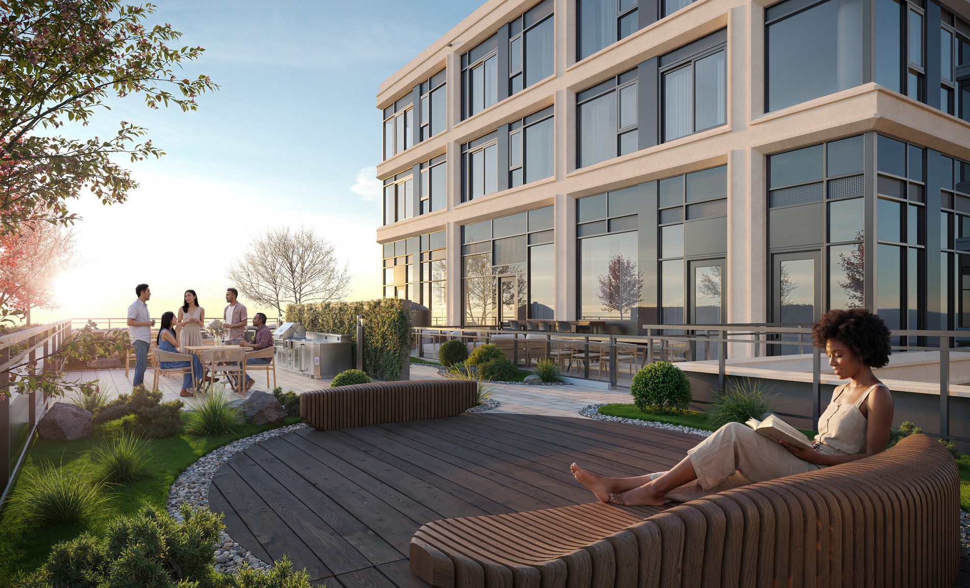 Building E- Outdoor Terrace 