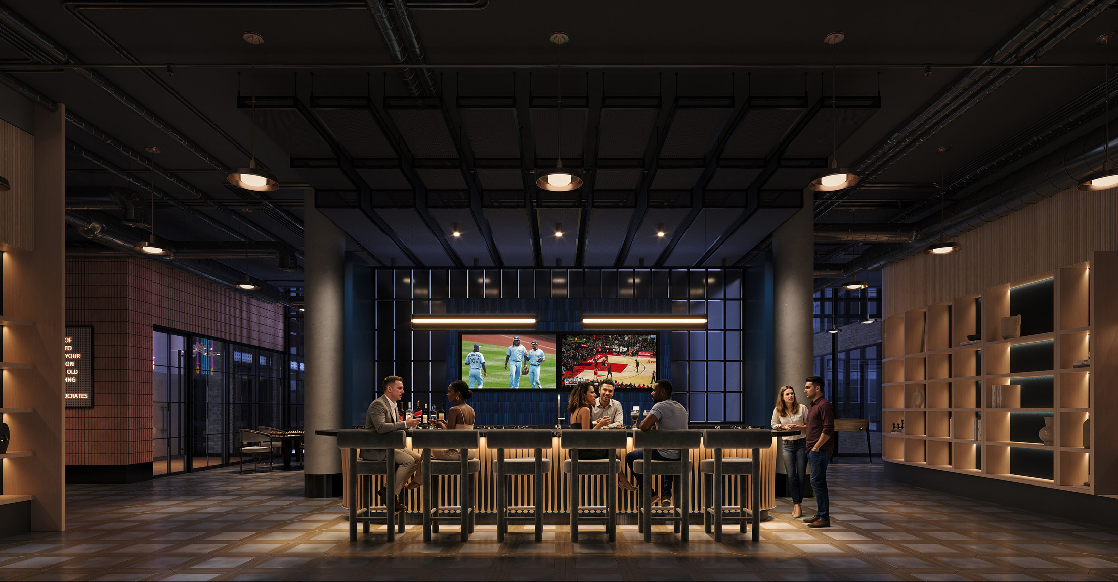 Marlow Sports lounge