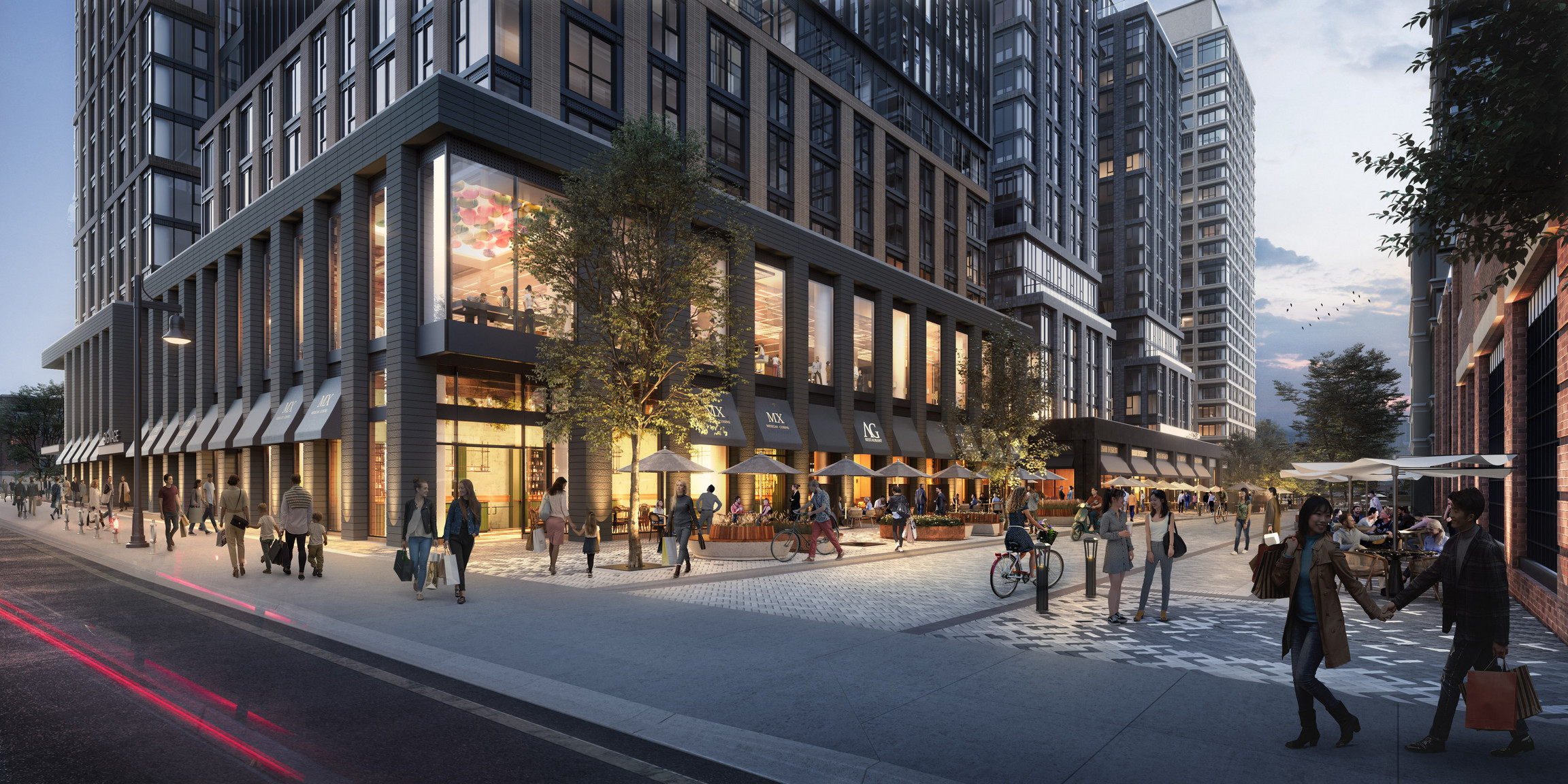 Street-Level Exterior & Retail 
